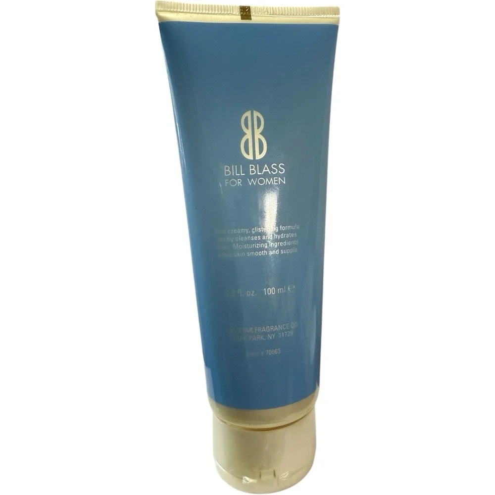 Bill Blass For Women Glistening Body Wash, And‎ Body Cream 3.3 Each HTF RARE